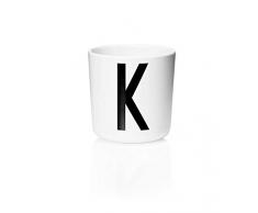 Design Letters - Melamin Becher - Buchstabe: K - Multifunktionsbecher - Arne Jacobsen