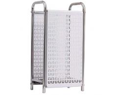 Giow Regenschirmständer, freistehend, aus Metall, für Innenräume mit herausnehmbarer Abtropfschale, 19,3 x 10 x 6,5 cm