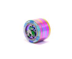 Neue 4 Teilig Multi Color Herb Grinder 63mm Diamant Crusher Herb Mit Tiermuster Mühle Küche Grinder für Tabak Herb Kaffee Spice Gewürze Kräuter Pollen (Frosch)