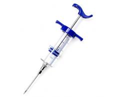 Lantelme Marinadenspritze 50ml Gewürzspritze blau Pökelspritze Bratenspritze Fleisch Marinier Spritze 6111