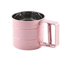 Mehlsieb Edelstahl Fein, Handmehlsieb, Backwerkzeug, Antihaft-Pulversieb, Halbautomatisches Bechersieb Vom Bechertyp, Handbackkuchenwerkzeug