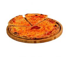 Kesper 58463 Pizzateller aus Bambus, 32 cm