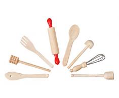 MiniaturenKüchenutensilien 8tlg.