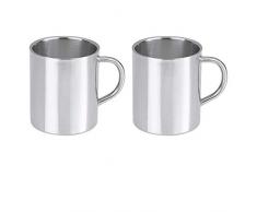 Laser Tattoo Edelstahlbecher Thermobecher Isolierbecher Edelstahl Becher 0,4 l (2er Spar Set)