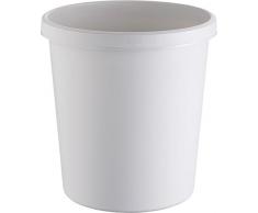 Helit H6105882 - Papierkorb the german 18L, lichtgrau