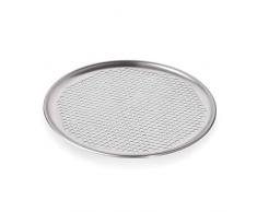 WAS 2288 280 Aluminium Pizzablech, Perforiert, 28cm Durchmesser, 0.65cm Höhe