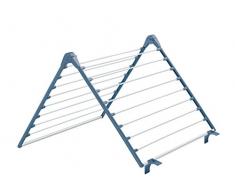 Meliconi Lock Bath Wäscheständer für Badewanne, Metall, Blau, 58.8 x 61.8 x 4 cm, 5