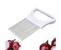 Mixtooltoys All-in-One Zwiebelhalter Gemüse Kartoffel Cutter Schneide Gadget Edelstahl Gabel zum Helfer Küche Werkzeug Aid Gadget Schneiden Chopper