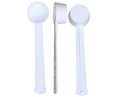 10 Stk. Dosier/Messlöffel 1 ml CE-Kennzeichnung weiss