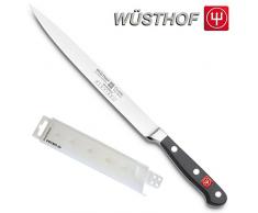 Wüsthof Classic 4518/20 Fisch-Filetiermesser 20 cm schwarz inkl. PRYMO.de® Klingenschutz