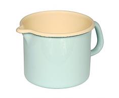 Riess Classic - Haushaltsartikelfarbe, Pastell Krug, Durchmesser 14 cm, Türkis
