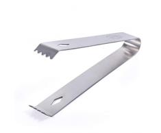 Eiszange, Newness Edelstahl Eiszange, Eiskübel Zange, Zuckerzange Edelstahl, Bar Eiszange, Eiswürfelzange Gebäckzange 15 cm (5.90 Inch)