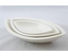 3er Schalen Set Dipschalen aus Porzellan Servierschale Snackschalen Schale