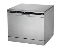 Candy Cdcp 8/E-S Freistehend 8Stellen A+ Spülmaschine - Spülmaschinen (Freistehend, Silber, Kompakt, Schwarz, Silber, Knöpfe, Kondensation)