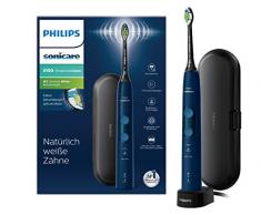 Philips Sonicare ProtectiveClean 5100 elektrische Zahnbürste HX6851/53 – Schallzahnbürste mit 3 Putzprogrammen, Andruckkontrolle, Timer & Reise-Etui – Blau