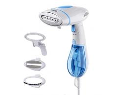 Topvork Dampfglätter Dampfbügeleisen Reisebügeleisen faltbares Design, kurze Wärmezeit um die Bekleidung schnell zu bügeln, Tragbar für zu Hause & auf der Reise 140ml mit 3 Dampfbürsten