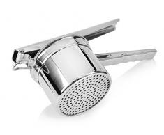 HI Kartoffelpresse Spätzlepresse aus Edelstahl mit 3 Lochscheiben 14073