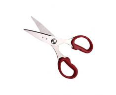 HUIJUNWENTI Scheren, Küchenscheren, Edelstahl-Mehrzweckscheren, Haushaltsscheren, Fleischscheren, Lebensmittelscheren (Color : Silver)