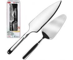 TW24 Alpina 2tlg. Tortenheber Set Edelstahl Tortenschaufel Kuchenheber Tortenmesser Kuchenschaufel Tortenschieber