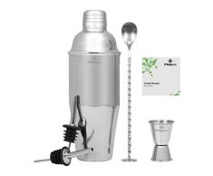 Philorn Cocktail Professioneller Bar Shaker - Edelstahl, 750 ml