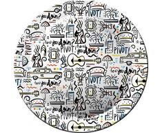 Friends Teller aus Melamin, 25,4 cm, 4 Stück