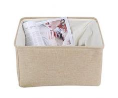 Faltbarer Ablagekorb mit Baumwollseil-Griff, Speicher-Abfall-Korb-Organisator für Innenministerium