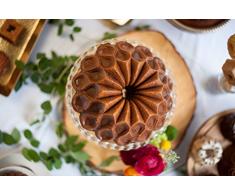 NordicWare - Backform, Kuchenform - Jubiläums-Krone, Krone - Aluguss - Gold
