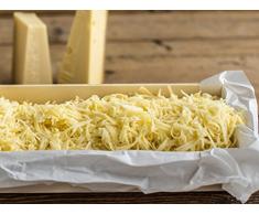 Fonduekäse Klassisch - Mischung frisch gerieben - 500g Portion für 2 bis 3 Personen - Naturbelassen / Laktosefrei - Fondue Käse - Käsefondue - Käse Fondue - Käsemischung Fondue