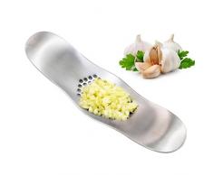 VAVOOST Knoblauchpresse Knoblauchwippe in Metallbauweise, aus Edelstahl, solide und ergonomisch,Knoblauchpressen und Knoblauch Küchenhelfer Kochen Werkzeug für besseres Familienleben