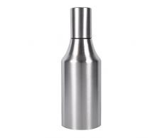 Ponacat Edelstahl Öltopf praktische Dose Nieselregen Essigspender Küchenbedarf (1000ml)