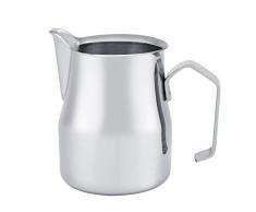 Alinory Milchschaumtopf, Edelstahlkaffeekanne Milchschaumtopf Espresso Latte Art Style Pitcher(750ml)