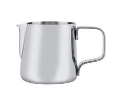 Tnfeeon Edelstahl Creamer Aufschäumbecher Kaffee Krug Milchaufschäumender Krug für Espresso Cappuccino Latte Art(100ml)