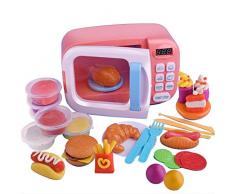 hook.s Mikrowelle Geschirr Spielzeug, Haushaltskleinküchengeräte Spielzeug, Spiel-Haus-Spielzeug für Kinder