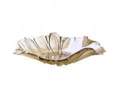 Nologo CUJUX Robuster weißer Keramik-Servierteller, geteiltes Serviertablett for Vorspeisen, Salatbar mit Bambus-Zahnstocherhalter