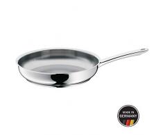 WMF Profi Edelstahlpfanne 24 cm, Cromargan Edelstahl, Bratpfanne unbeschichtet, Induktion, spülmaschinengeeignet, backofenfest
