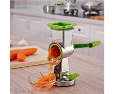 Reibemaschine mit 3 Schneidtrommeln, Trommelreibe/-hobel, Kunststoff/Rostfreier Edelstahl