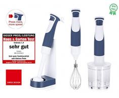 Emerio Stabmixer-Set, inkl. Aufsteller, BPA frei, Swiss Design, 1-Finger-Speed-Control, Hochleistungs DC-Motor, 500 Watt, HB-114250.2