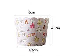 Beiersi Muffin Förmchen Papier Cupcake Wrappers Liner Cupcake Förmchen Backen Tassen 24 Stück