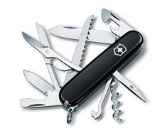 Victorinox Taschenmesser Huntsman (15 Funktionen, Schere, Holzsäge, Korkenzieher) schwarz