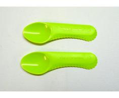 TUPPERWARE Küchenhelfer Löffel Kiwi-Löffel(2) grün Obst Helfer Kiwimesser