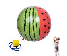 Aufblasbare Wassermelone Sprinkler kugelausstecher Spielzeug für Sprinkler-Spray Wasser-Kugel-Spielzeug für Kinder Erwachsene Outdoor Fun Mit Hand inflat Pumpe