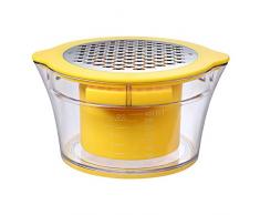 fang zhou 4-in-1-Maisschaufel mit sicherem Schieber und eingebautem Messbecher, Kartoffelschäler, Äpfelreibe, Verwendung für EIN BBQ im Park, Strand oder Campingplatz