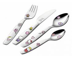 Zwilling 07133-210-0 Kinderbesteck Hello Kitty 4 tlg. Edelstahl 18/10, poliert