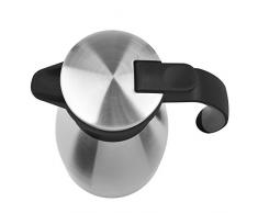 Emsa 508932 Isolierkanne (1 Liter, Quick Tip Verschluss, Soft Grip, Edelstahl) schwarz