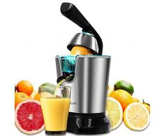 Cecotec Zitrus PowerAdjust 600 Black 600 W Elektrischer Entsafter Mit Fruchtfleischfilter Edelstahlfilter Zwei Herausnehmbaren Kegeln In Unterschiedlichen Größen Spülmaschinenfest In Schwarz