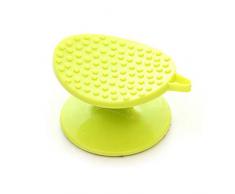 LDCP Karotten Yam Kartoffelbürste Ingwer Schäler Reiniger Kunststoff Schaber Obst Gemüse Küche Werkzeug 10STÜCKE, grün