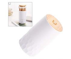 Yardwe Automatischer Pop-Up-Zahnstocher-Halter-Spender Wattestäbchenhalter für Badezimmer Zahnstocherhalter Dispenser