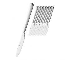 Esmeyer 175-044 12-teiliges Menümesser-Set Modell Tina, 13/0 Chromstahl poliert - elegant, preisgünstig, alltagstauglich.