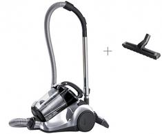 AEG LX4-1-SM-P Staubsauger ohne Beutel (Kombibodendüse für Hart- und Teppichböden, 800 Watt, inkl. Zusatzdüsen, Ergo-Handgriff, 7 m Aktionsradius, Hygiene Filter, 1,8 l Staubbehälter, silber/schwarz)