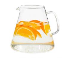 Trendglas Jena Glaskanne / Saftkrug / Wasserkrug BARI aus Borosilikatglas, 1,3 L